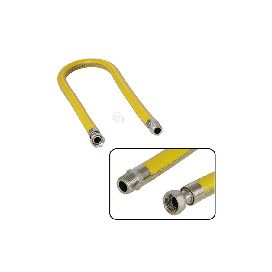 TUBO GAS INOX 1,5 MT. ATTACCO M/F UNICOOKER 00110146 compatibile