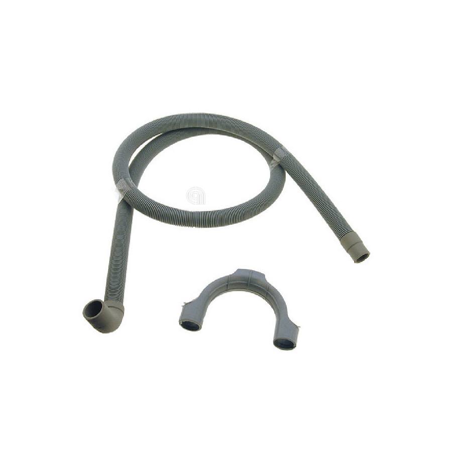 TUBO SCARICO RACCORDO CON SUPPORTO 1,5M LAVATRICE UNIVERSALE 00111145 compatibile