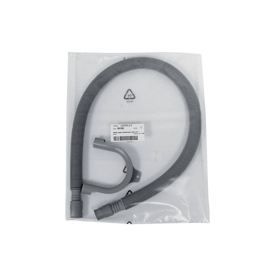 KIT TUBO SCARICO ESTENSIBILE 0,8 - 3M LAVATRICE UNIVERSALE 00111205 compatibile