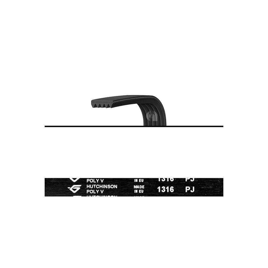 CINGHIA J4 1316 POLY-V LAVATRICE UNIVERSALE