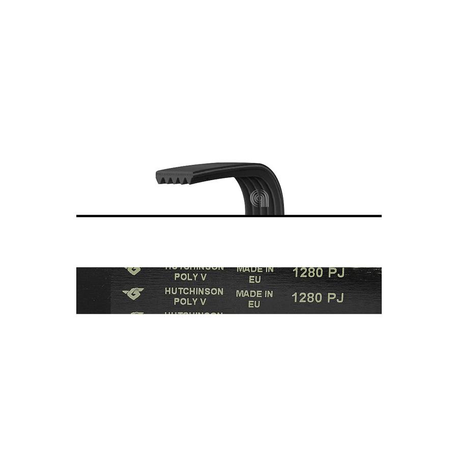 CINGHIA J5 1280 POLY-V LAVATRICE WHIRLPOOL