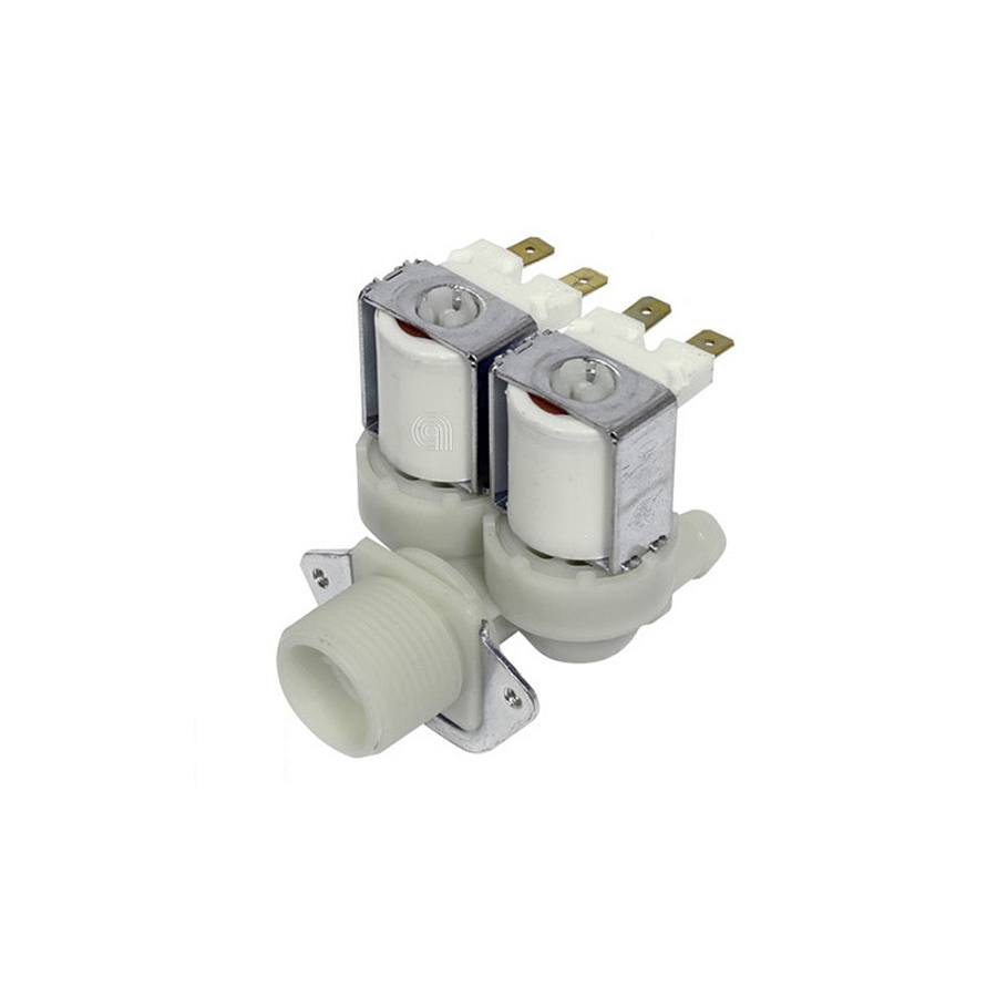 ELETTROVALVOLA 2 VIE 180° 12MM LAVATRICE UNIVERSALE immagine 2