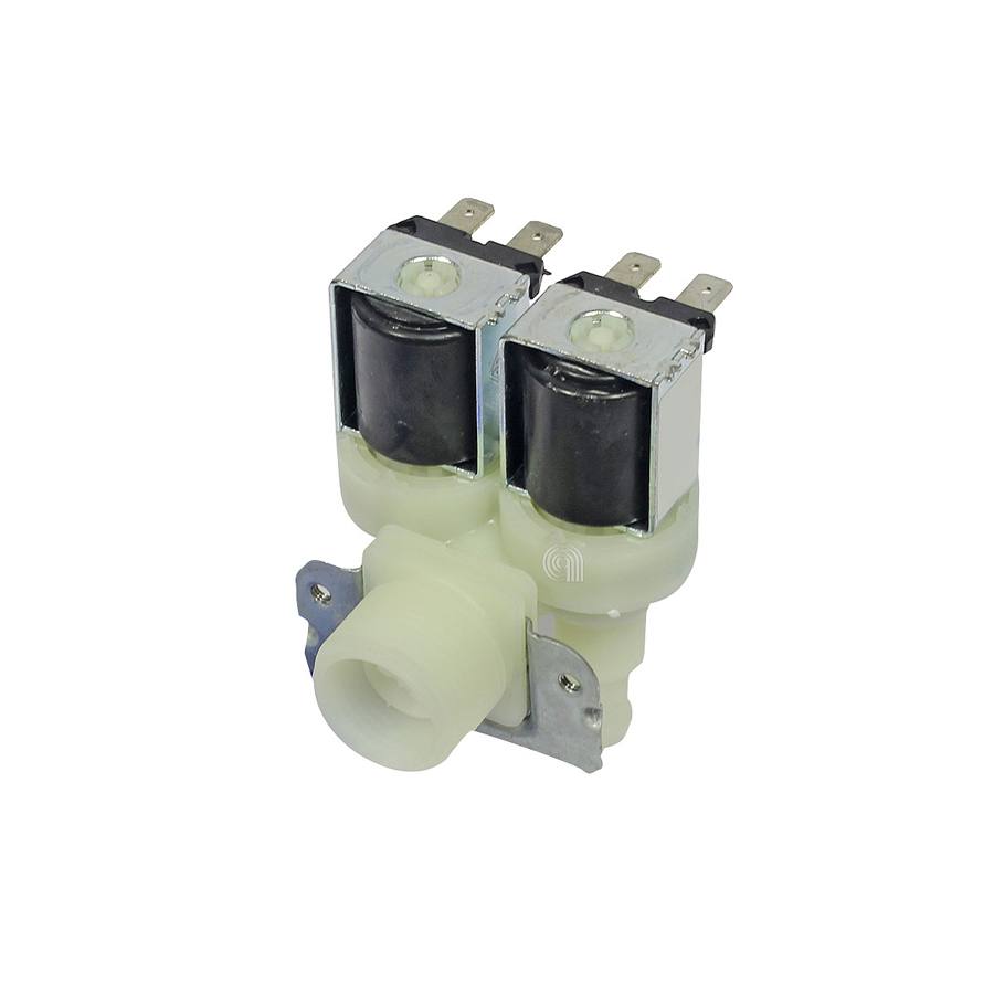 ELETTROVALVOLA 2 VIE 90° 12MM LAVATRICE UNIVERSALE immagine 2