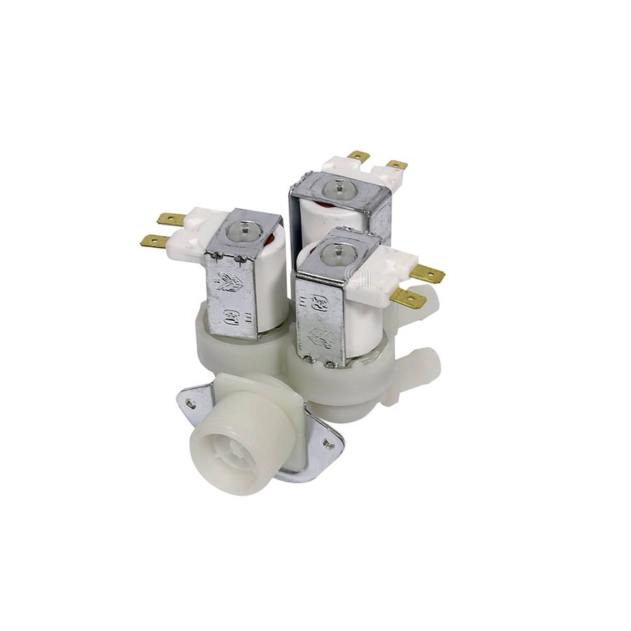 ELETTROVALVOLA 3 VIE 180° 12MM LAVATRICE UNIVERSALE immagine 2