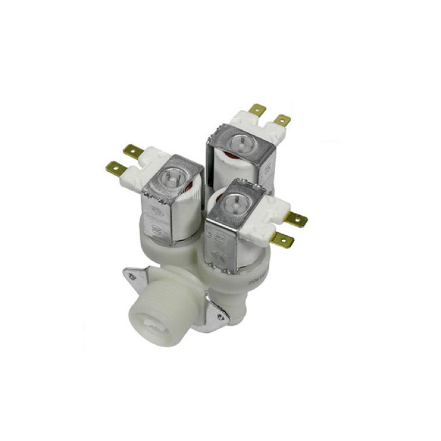 ELETTROVALVOLA 3 VIE 90° 15MM LAVATRICE UNIVERSALE immagine 2