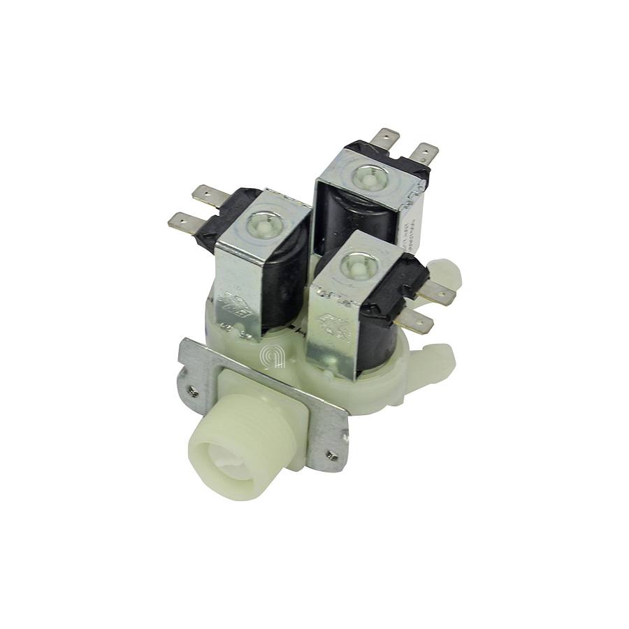 ELETTROVALVOLA 3 VIE 180° 12MM LAVATRICE UNIVERSALE immagine 2