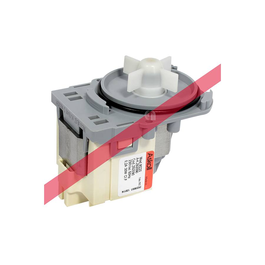 POMPA DI SCARICO 40W LAVATRICE CANDY immagine 3