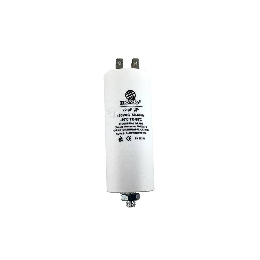 CONDENSATORE 22UF LAVATRICE UNIVERSALE immagine 2 - codice 00230025
