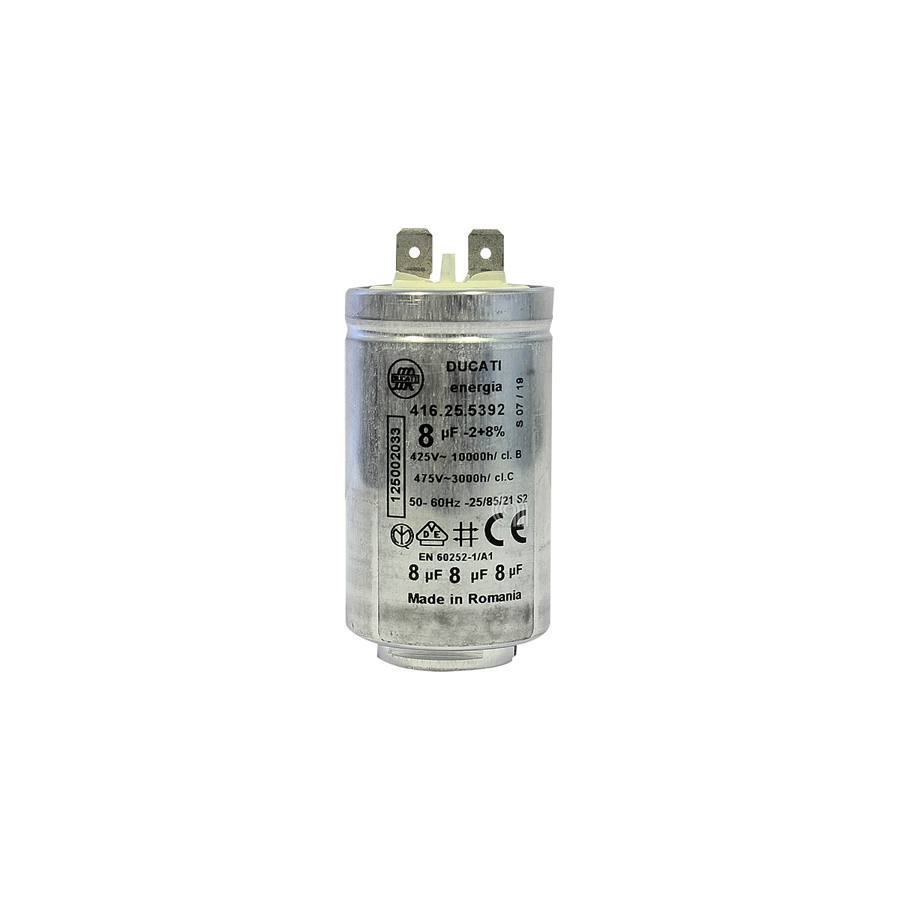 CONDENSATORE METALLICO 8UF ASCIUGATRICE ELECTROLUX - codice 00230039