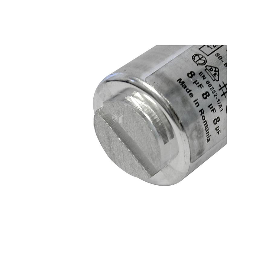 CONDENSATORE METALLICO 8UF ASCIUGATRICE ELECTROLUX immagine 2 - codice 00230039