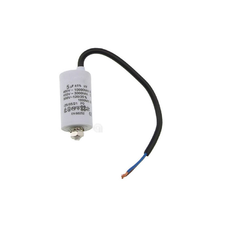 CONDENSATORE CON CAVO 2UF LAVATRICE MONDO - codice 00230200