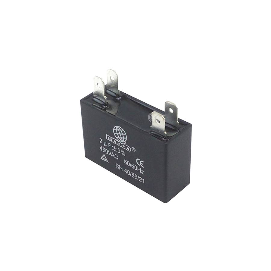 CONDENSATORE CUBICO 2UF LAVATRICE MONDO - codice 00230251