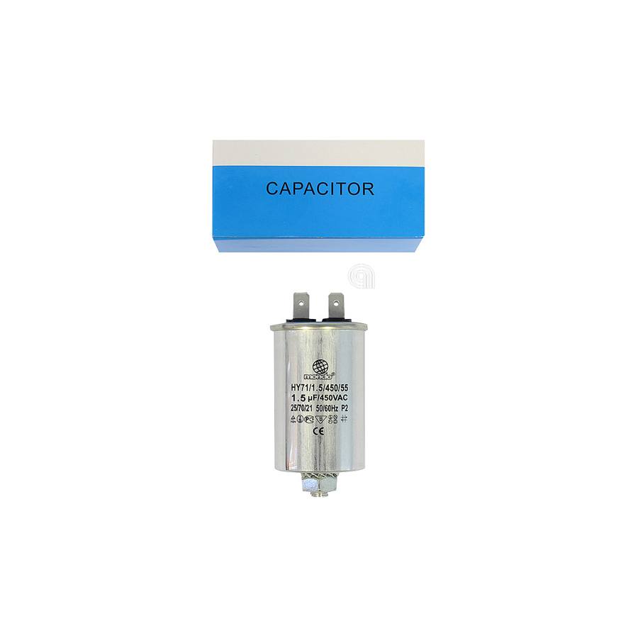CONDENSATORE METALLICO 1,5UF LAVATRICE MONDO - codice 00230320