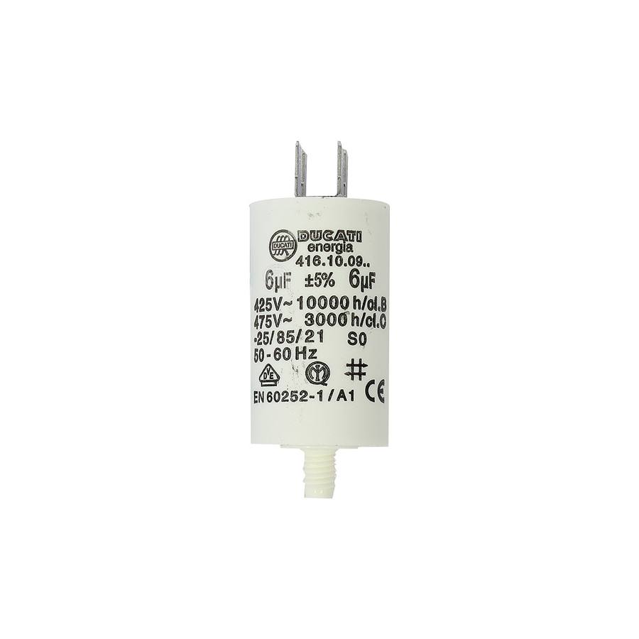 CONDENSATORE 6UF LAVATRICE UNIVERSALE - codice 00230405