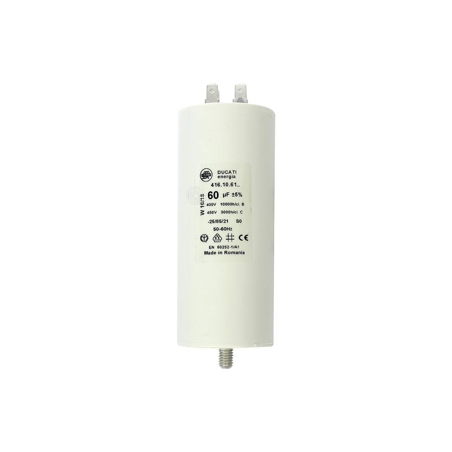 CONDENSATORE 60UF LAVATRICE UNIVERSALE - codice 00230421