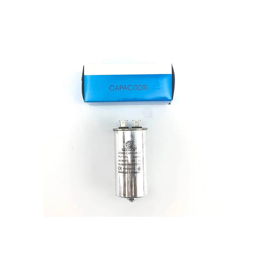 CONDENSATORE METALLICO 45MF - 4+4F immagine 2 - codice 00230531