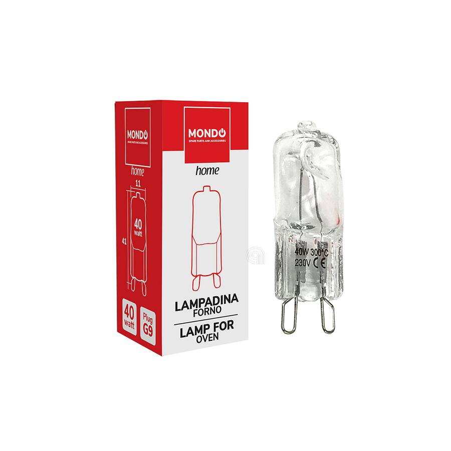 LAMPADINA G9 40W MAX 300°C MONDO FORNO UNIVERSALE - codice 00232107
