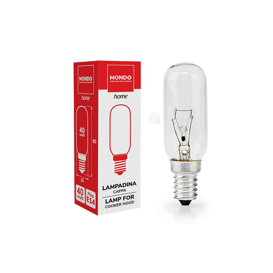 LAMPADINA E14 40W MONDO CAPPA ASPIRANTE UNIVERSALE - codice 00232120