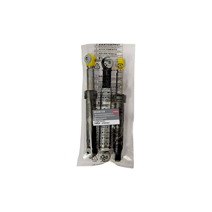 SET 3 AMMORTIZZATORI SUSPA COMPATIBILE CON LAVATRICE COMPATIBILE CON MIELE immagine 2 - codice 00306159