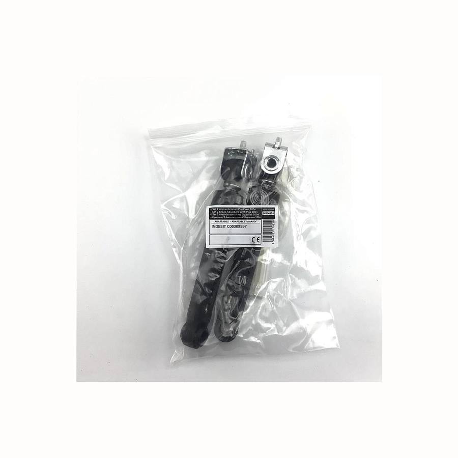 SET 2 AMMORTIZZATORI CON PERNI 100N LAVATRICE INDESIT immagine 2 - codice 00306174