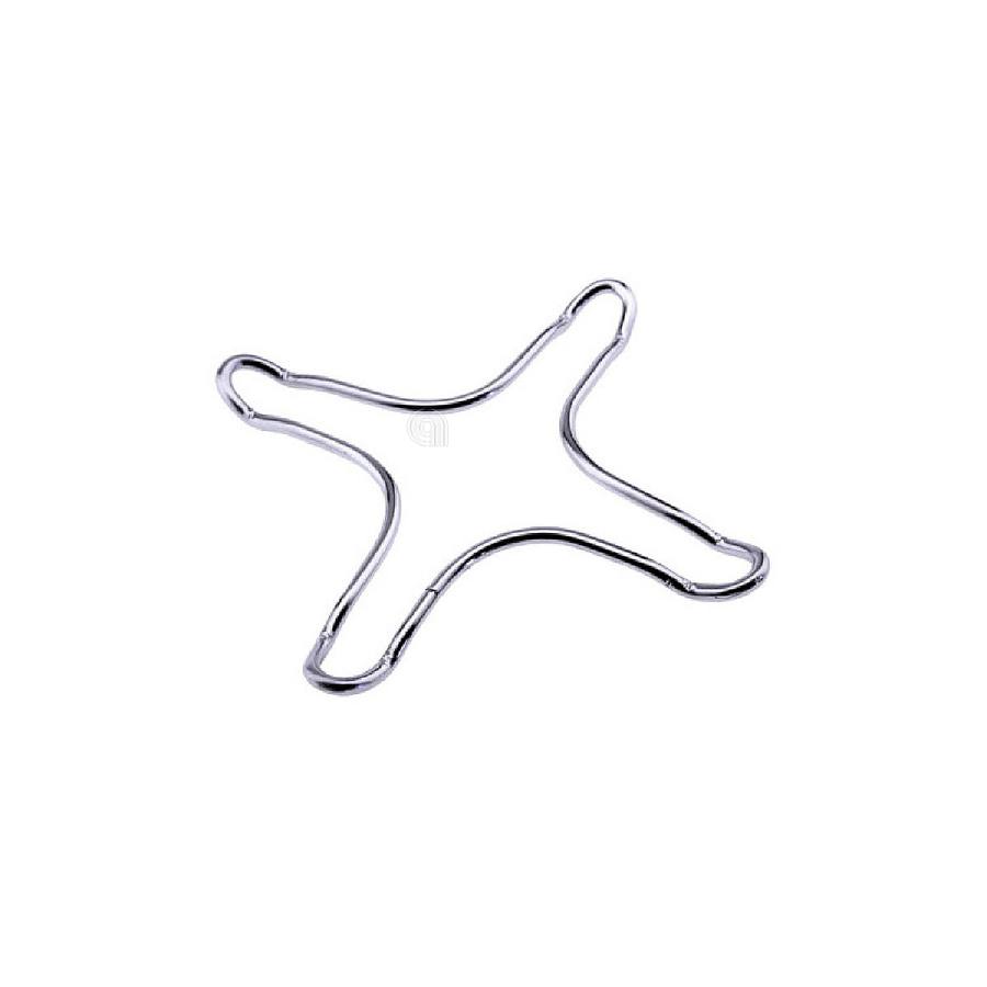 RIDUZIONE 4 PUNTE IN FILO CROMATO D130MM PIANO COTTURA RICAMBI CUCINA - codice 00531001