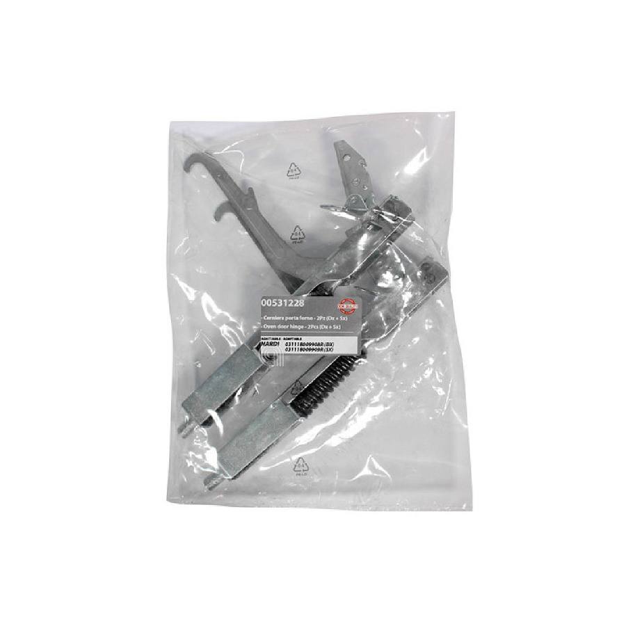 KIT CERNIERA PORTA FORNO NARDI immagine 3 - codice 00531228