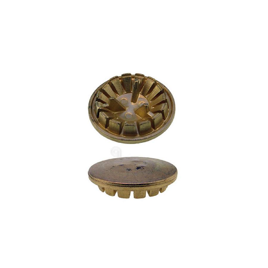 SPARTIFIAMMA OTTONE STAMPATO CON 3 PIEDINI TIPO GAS FIRE AUSILIARE - codice 00532553