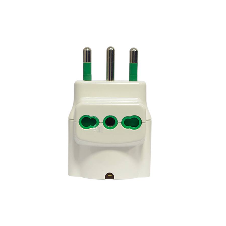 SET 10 ADATTATORI TRIPLO 2P+T 16A 2 prese bipasso 2P+T 16A 1 presa bipasso/SHUKO 2P+T 16A immagine 2 - codice 00553018