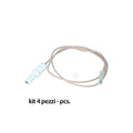 KIT CANDELETTA ACCENSIONE PIANO COTTURA ILVE 4 PEZZI - codice 00607007