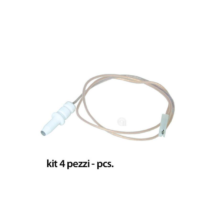 KIT CANDELETTA ACCENSIONE PIANO COTTURA ILVE 4 PEZZI - codice 00607007