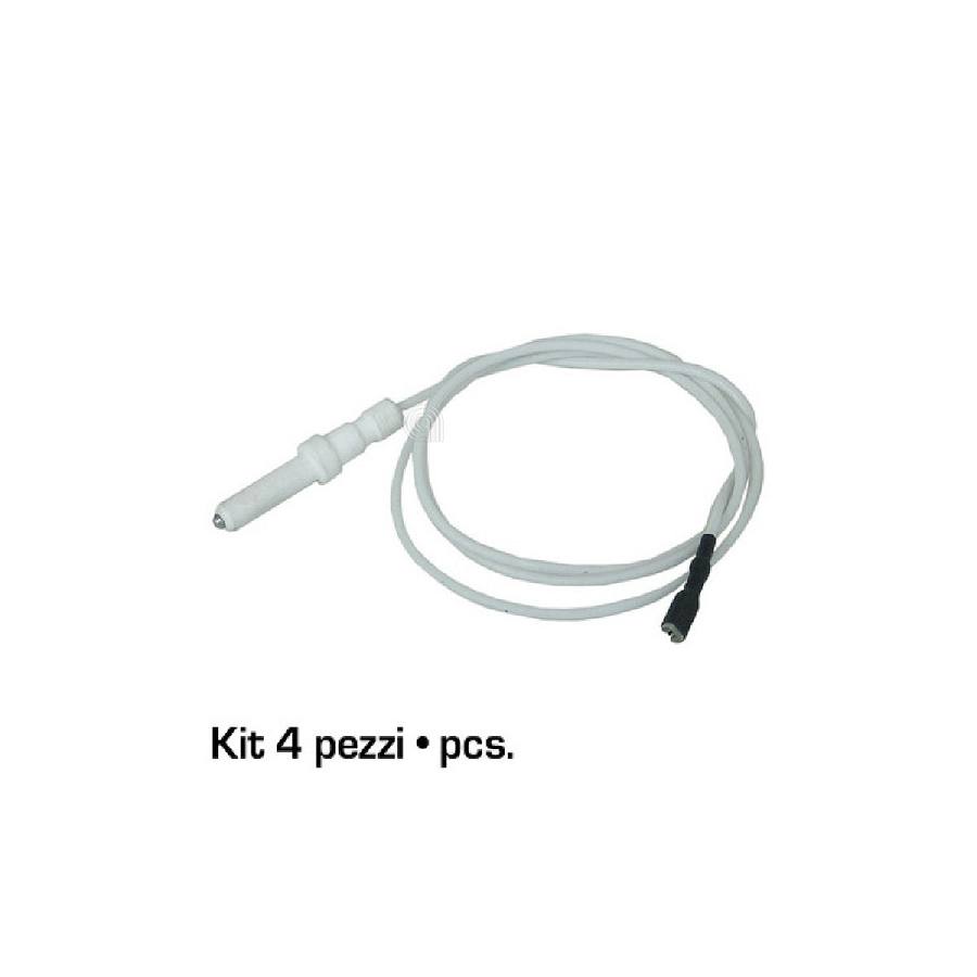 KIT CANDELETTA ACCENSIONE PIANO COTTURA NARDI TECNOGAS 4 PEZZI - codice 00607010