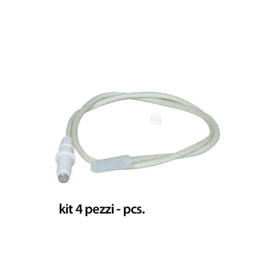 KIT CANDELETTA ACCENSIONE PIANO COTTURA LOFRA 4 PEZZI - codice 00607014