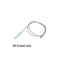 KIT CANDELETTA ACCENSIONE PIANO COTTURA NARDI 4 PEZZI - codice 00607016
