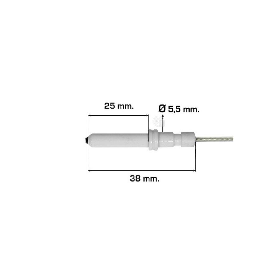 KIT CANDELETTA ACCENSIONE PIANO COTTURA NARDI 4 PEZZI immagine 2 - codice 00607016