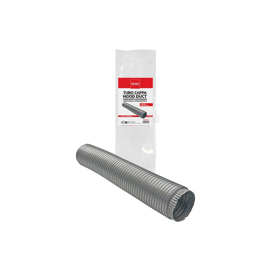 TUBO IN ALLUMINIO DIAM.100MM 2MT MONDO CAPPA ASPIRANTE UNIVERSALE - codice 00700001