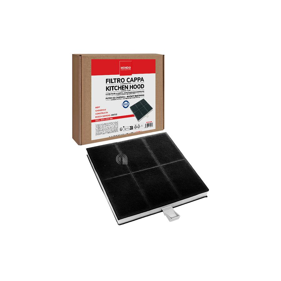 FILTRO CARBONE RETTANGOLARE MONDO CAPPA ASPIRANTE BOSCH - codice 00701108