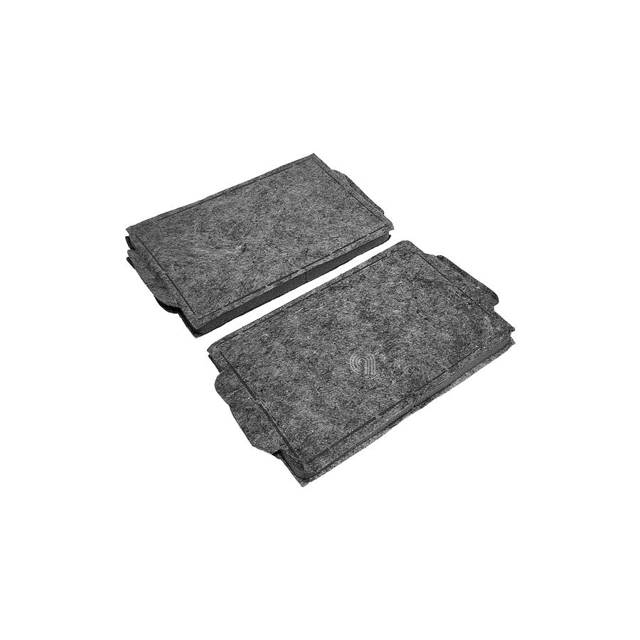 SET 2 FILTRO CARBONE RETTANGOLARE MONDO CAPPA ASPIRANTE COMPATIBILE CON MIELE immagine 2 - codice 00701149