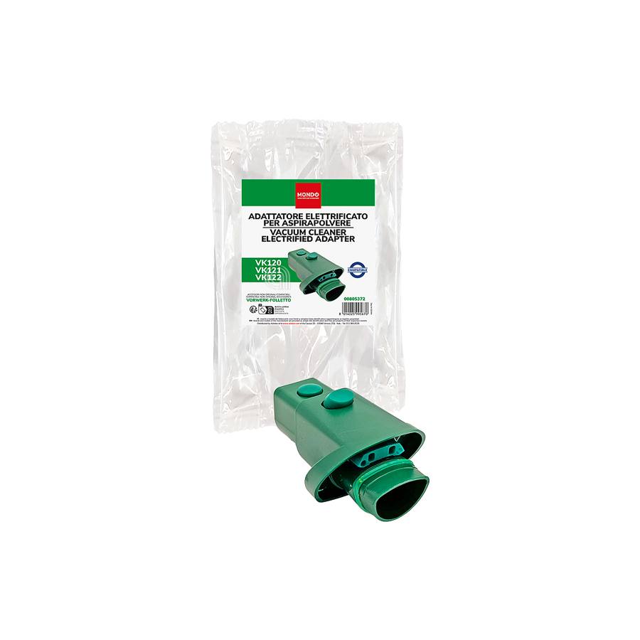 ADATTATORE ELETTRIFICATO VK120 VK121 VK122 MONDO ASPIRAPOLVERE VORWERK-FOLLETTO