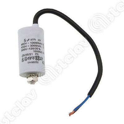 Condensatore Con Cavo 2uf Lavatrice Mondo 00230200