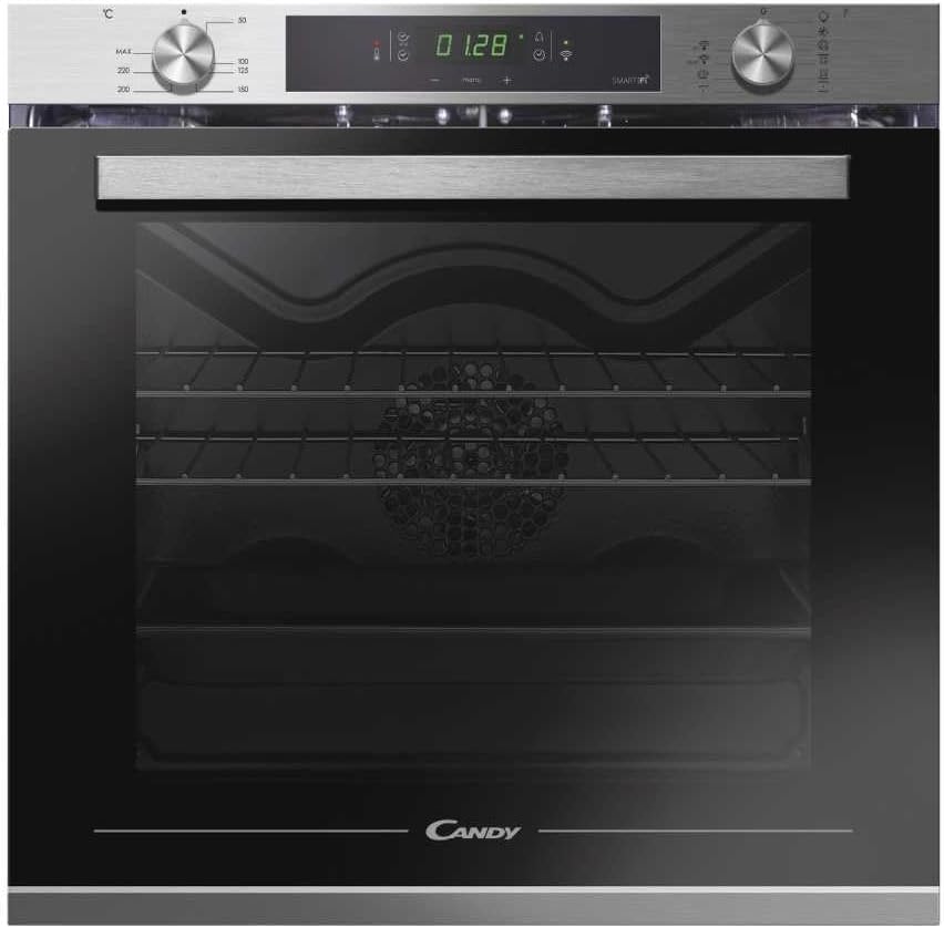 CANDY Forno Elettrico da Incasso FCXP825X E0 / E Capacità 80 L Multifunzione Ventilato Colore Nero/Inox
