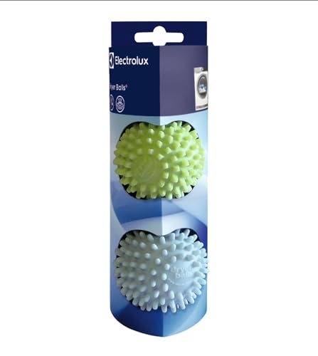 Ricambio compatibile per elettrodomestici | Electrolux EDBALL Dryer Ball`s, Palline Asciugatrice 2 Pezzi, Palline per Lavatrice Palle Asciugatrice, Ammorbidisce Abiti, Palline Asciugatrice Riutilizzabili Antipiega, Bucato Soffice