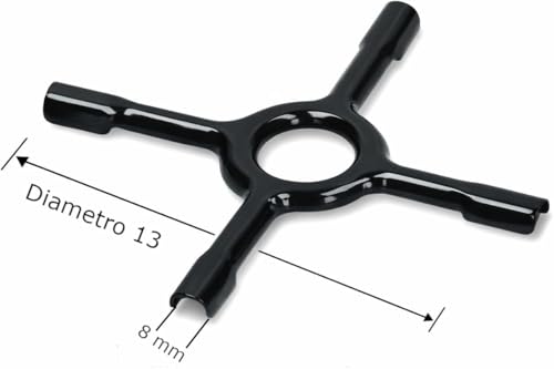 Ricambio compatibile per elettrodomestici | RYELDOM, Riduttore Fornello Gas Universale Smaltato – Spargifiamma/Frangifiamma per Moka e Pentolini – Adatto a Tutte le Marche