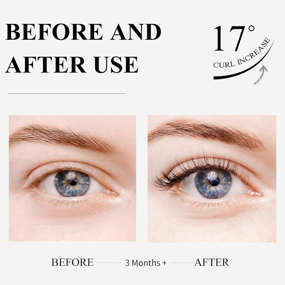 Breylee Eyelash Growth Serum, Natural Plant Extracts, No Irritation, Stimulates the Vitality of the Hair Follicles, Long and Thick Results in 4 Weeks