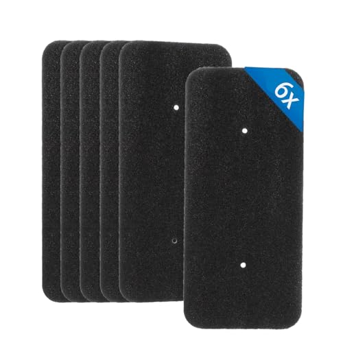 Filtro compatibile per elettrodomestici | 6 Pezzi Filtro Asciugatrice per Hoover Candy 40006731,Filtro per Scambiatore 275 x 125 x 10 mm.Filtro in Spugna per Asciugatrice a Condensazione e a Pompa di Calore
