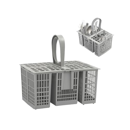 Ricambio compatibile per elettrodomestici | Cestello Portaposate Lavastoviglie Universale Compatibile con Whirlpool, Ariston, Indesit, Hotpoint – Porta Posate Ricambio Lavastoviglie Resistente e Capiente