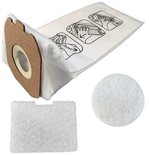 Filtro compatibile per elettrodomestici | 10 sacchetti per Aspirapolvere Rowenta ZR0050 RH7403IA - RH7456 Comfortline, RH7621IA - RH7666IA, RH7821WB - RH7866WA Powerline, RH8030WH, RH8037WA, RH8050, RH8055WA Extreme Baggged
