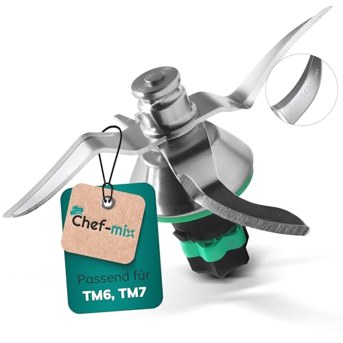 Ricambio compatibile per elettrodomestici | Gruppo Coltelli TM6 di Ricambio per Vorwerk Bimby Robot da Cucina Gruppo Coltelli Bimby TM6 Acciaio Inox SUS420 Lama Bimby TM6 - Gruppo Lame Bimby TM6 - Lame per Bimby TM6 / Ricambi Bimby TM6