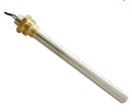 N2electroitaly Candeletta Accensione Stufa Pellet 300W, Diametro 9,9mm e Lunghezza 140mm (150mm Totali) Filettatura 3/8" Gas, Resistenza per Riscaldamento Rapido, Ricambio per Modelli Ungaro Piazzetta