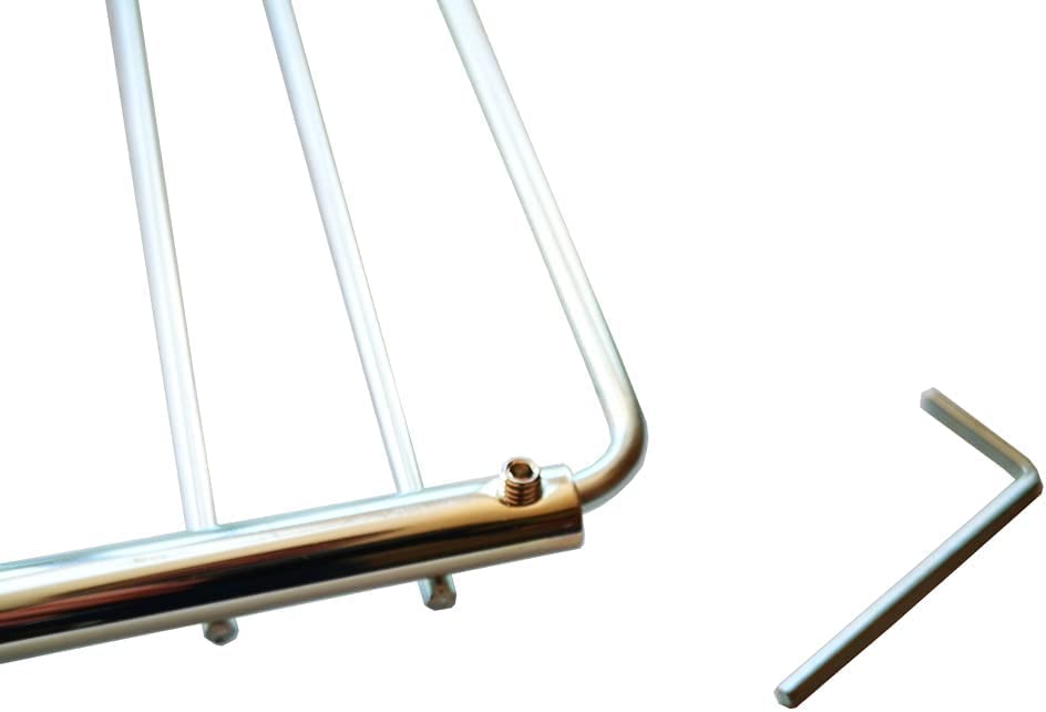 Ricambio compatibile per elettrodomestici | Griglia Universale per Forno Regolabile 37–63 cm – Metallo Cromato Robusto – Compatibile con Forni da Incasso 60 cm – Resistente al Calore, Facile da Pulire
