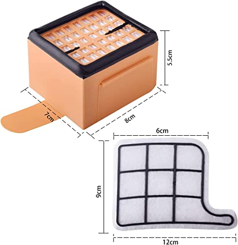 Ricambio compatibile per elettrodomestici | 4 Filtri per Folletto 2 filtri epa e 2 filtri protezione motore vk135 vk136 Folletto vk135 Ricambi PIESSEONLINE